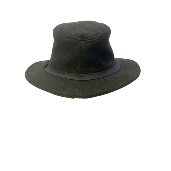 Filson Forest Green Style 25 Vintage Mackinaw 100% Wool Packer Hat Size Medium - Picture 5 of 8